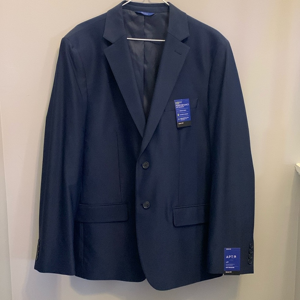 Apt. 9 Navy Blue Men’s Suit Jacket